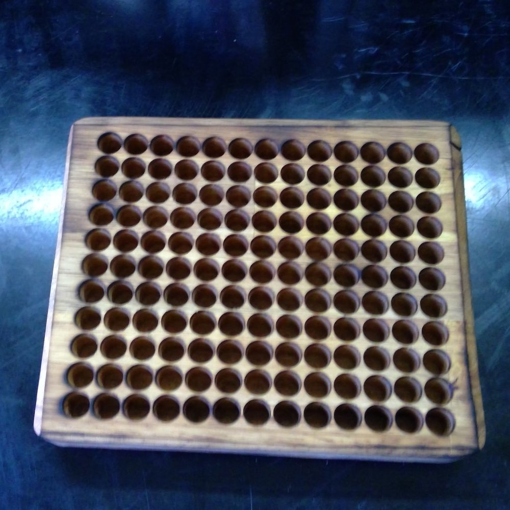 6.5 Creedmoor Reloading Block (CNC Machined Butcher Block